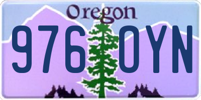 OR license plate 976OYN