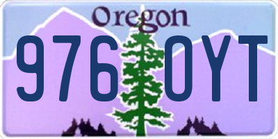 OR license plate 976OYT