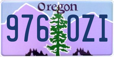 OR license plate 976OZI
