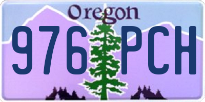 OR license plate 976PCH