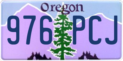 OR license plate 976PCJ