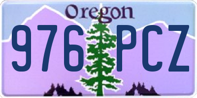 OR license plate 976PCZ