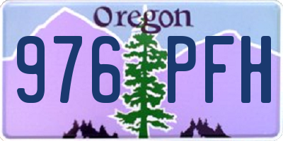 OR license plate 976PFH