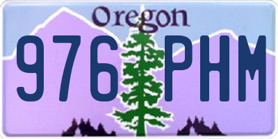 OR license plate 976PHM