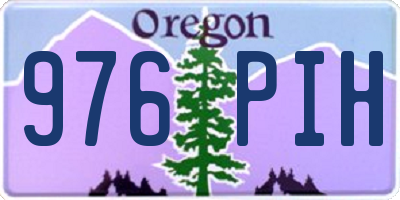 OR license plate 976PIH