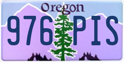 OR license plate 976PIS
