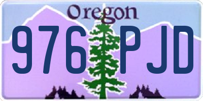 OR license plate 976PJD