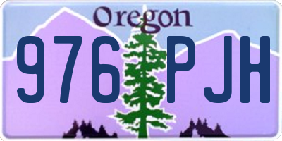 OR license plate 976PJH
