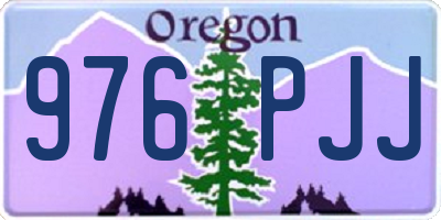 OR license plate 976PJJ