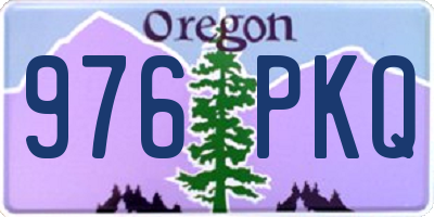 OR license plate 976PKQ