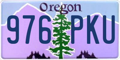OR license plate 976PKU