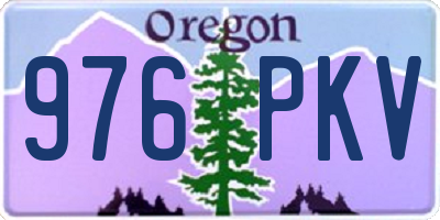 OR license plate 976PKV