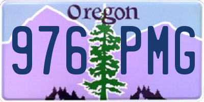 OR license plate 976PMG