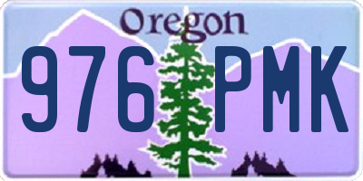 OR license plate 976PMK