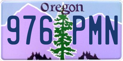 OR license plate 976PMN
