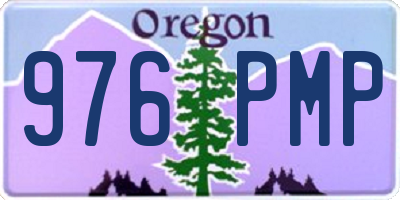 OR license plate 976PMP