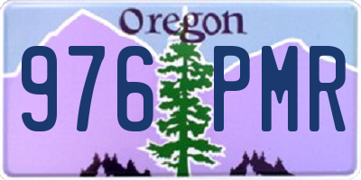 OR license plate 976PMR