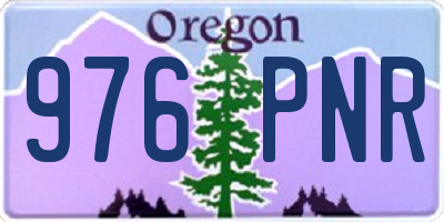 OR license plate 976PNR