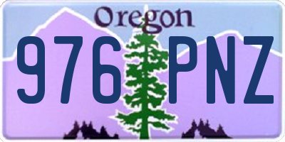 OR license plate 976PNZ