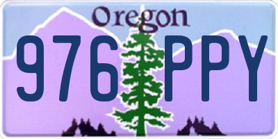 OR license plate 976PPY
