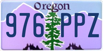 OR license plate 976PPZ