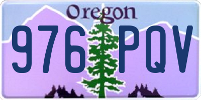 OR license plate 976PQV