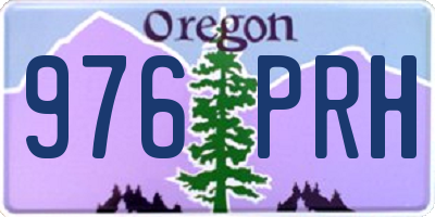 OR license plate 976PRH
