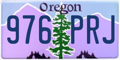 OR license plate 976PRJ