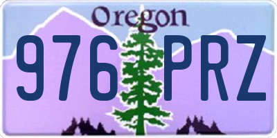 OR license plate 976PRZ