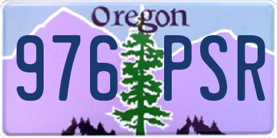 OR license plate 976PSR