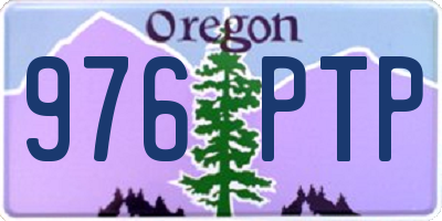 OR license plate 976PTP