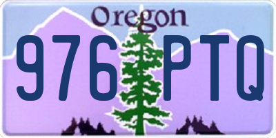 OR license plate 976PTQ