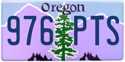OR license plate 976PTS