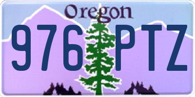 OR license plate 976PTZ