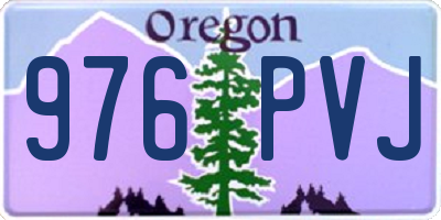 OR license plate 976PVJ