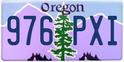 OR license plate 976PXI