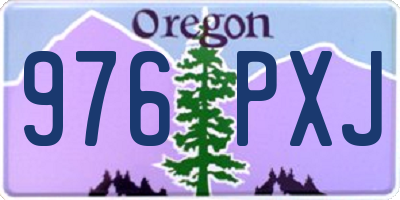 OR license plate 976PXJ