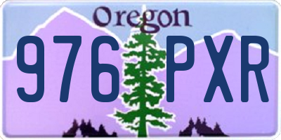 OR license plate 976PXR