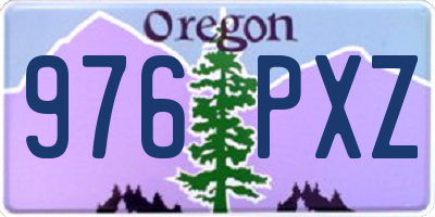 OR license plate 976PXZ
