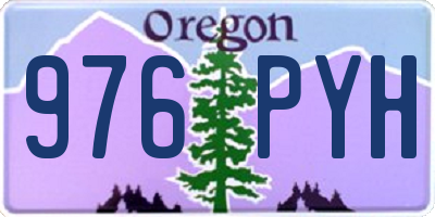 OR license plate 976PYH