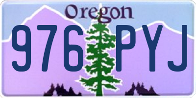 OR license plate 976PYJ