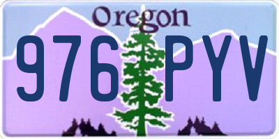 OR license plate 976PYV