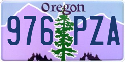 OR license plate 976PZA