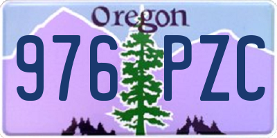 OR license plate 976PZC