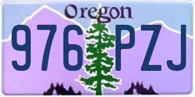 OR license plate 976PZJ