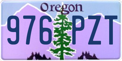 OR license plate 976PZT
