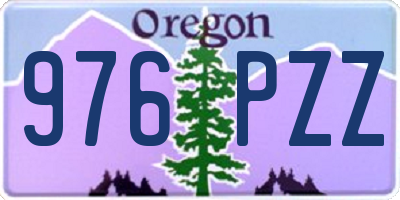 OR license plate 976PZZ