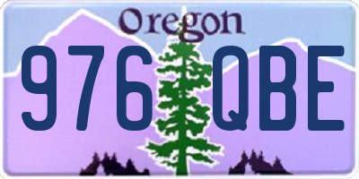 OR license plate 976QBE