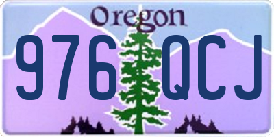 OR license plate 976QCJ