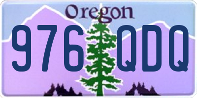 OR license plate 976QDQ